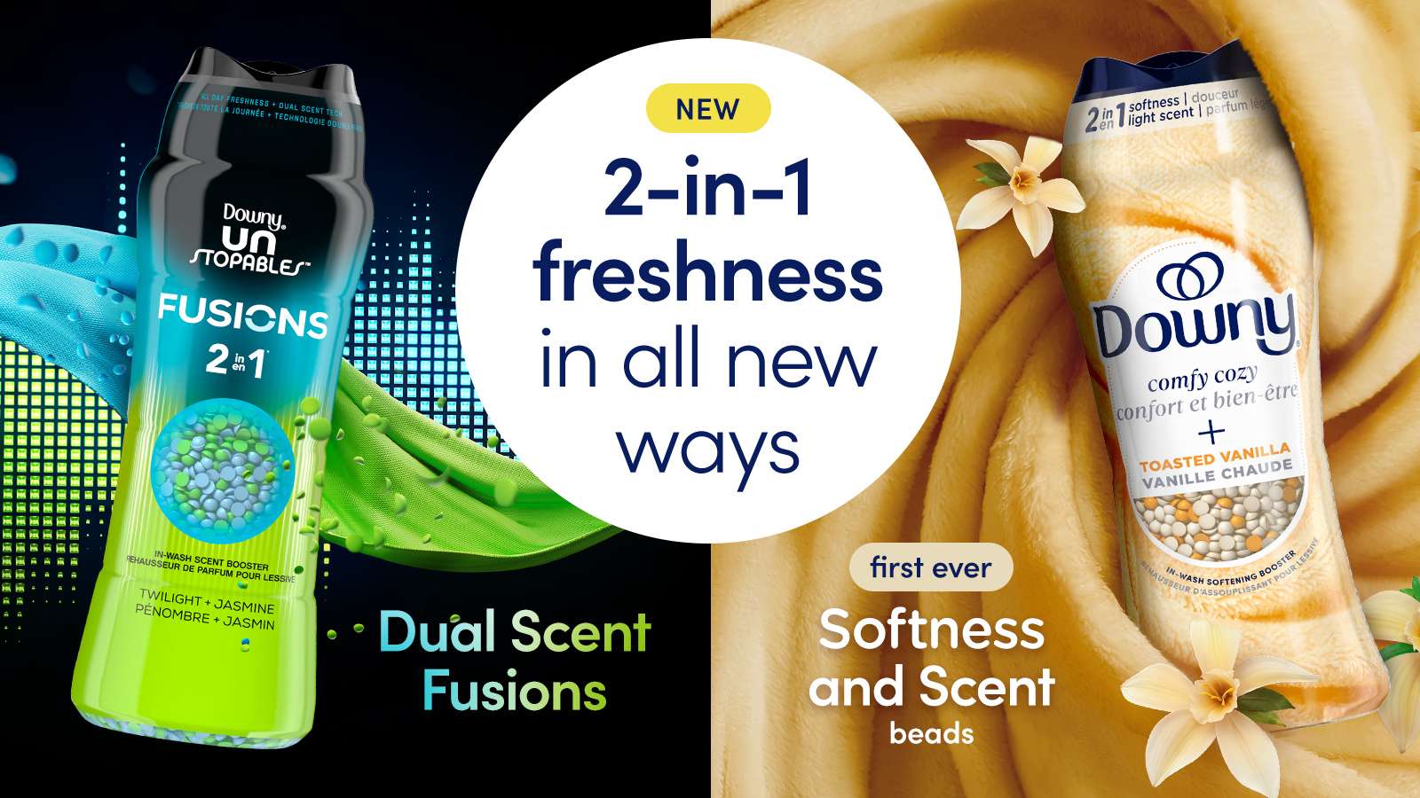 Downy Comfy Cozy Beads,Meadow Rain よく Scent
