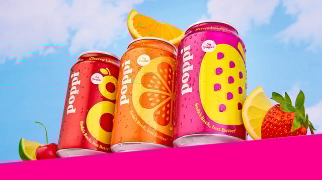 【正規品】Bibiy. ROSIE PEPURAMU TOP popup限定 Poppi Raspberry Rose Prebiotic Soda - 12 Fl. Oz. - tomthumb